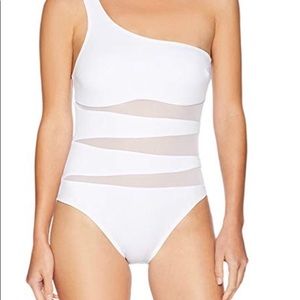 Kenneth Cole NY White Shoulder One Piece